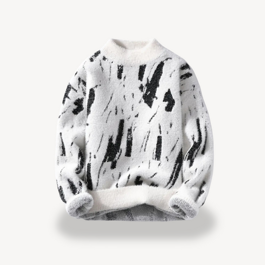 VogeLuxe | Men’s Abstract Textured Sweater