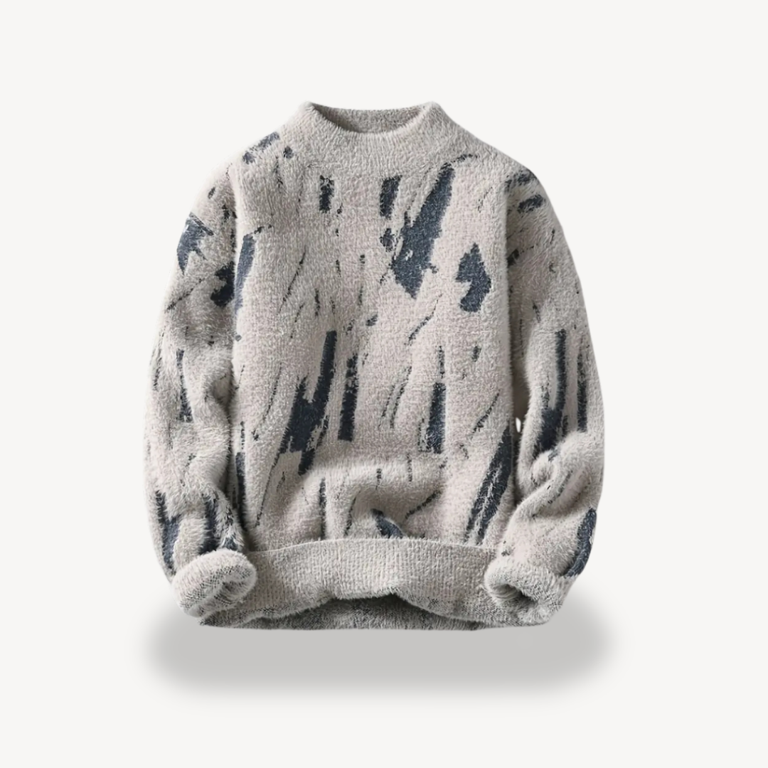 VogeLuxe | Men’s Abstract Textured Sweater