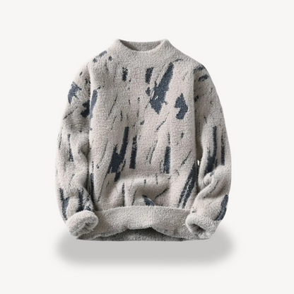 VogeLuxe | Men’s Abstract Textured Sweater