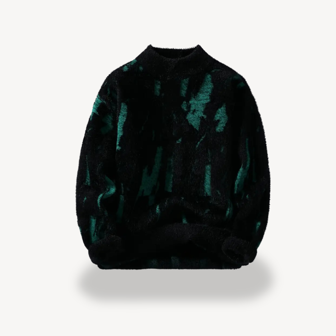 VogeLuxe | Men’s Abstract Textured Sweater