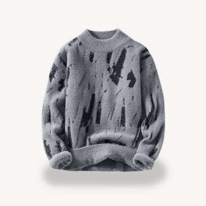 VogeLuxe | Men’s Abstract Textured Sweater