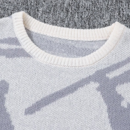 VogeLuxe | Men’s Abstract Crewneck Sweater