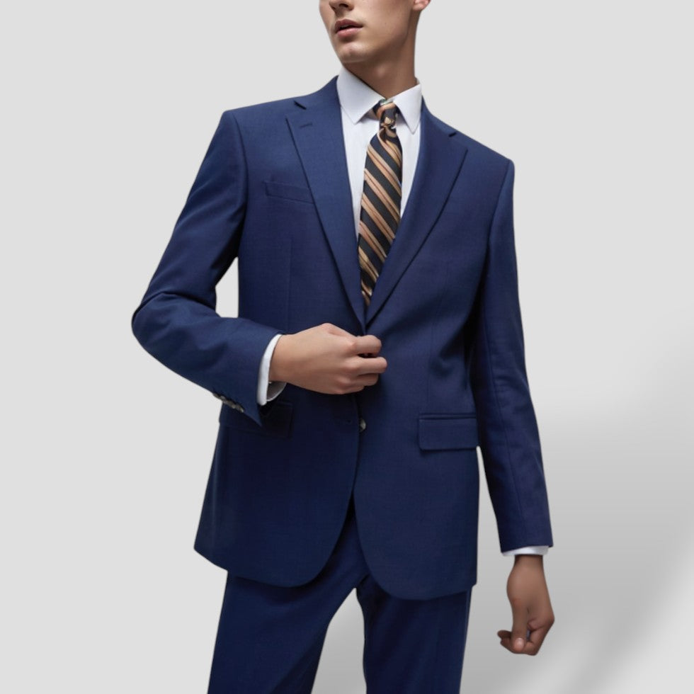 VogeLuxe | Men’s Elegant Two-Button Suit Jacket