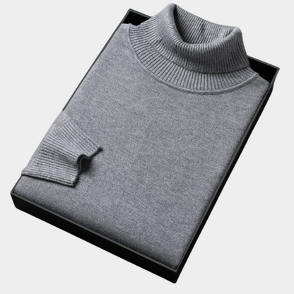 Men’s Bold Colour Turtleneck Sweater – Statement Knitwear 7