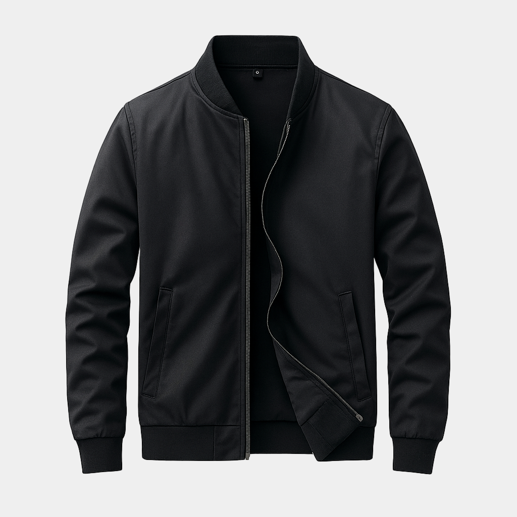 Men's Simple Flight Jacket - Lightweight Daily Wear - VogeLuxe