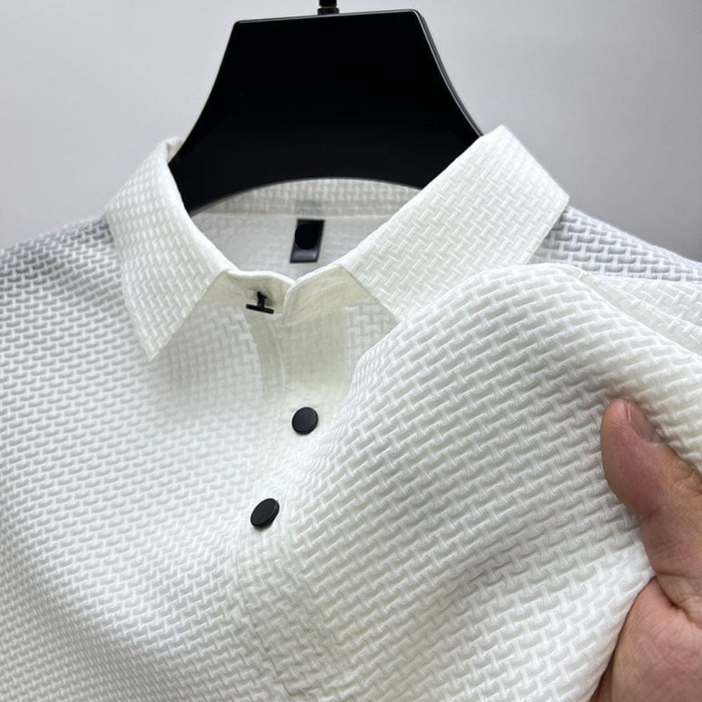 Men's Comfortable Lightweight Polo Tee Shirt