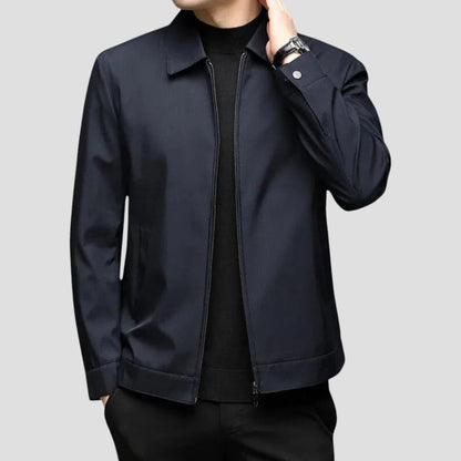 VogeLuxe | Men’s Minimalist Structured Zip Jacket