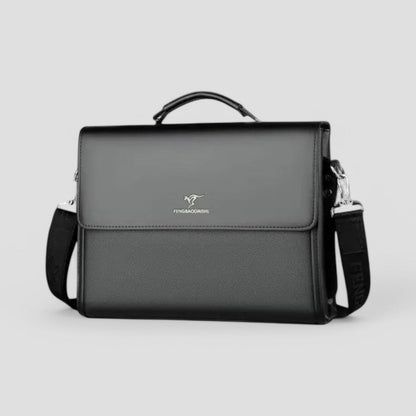 Men's Business Shoulder Bag Compact Organiser Briefcase