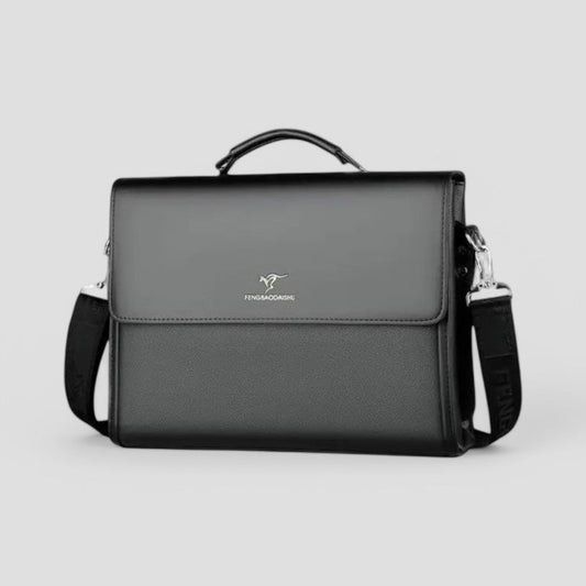 Men's Business Shoulder Bag Compact Organiser Briefcase
