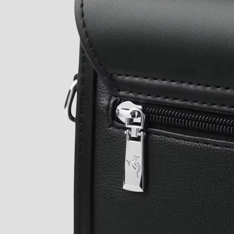 Men's Business Shoulder Bag Compact Organiser Briefcase