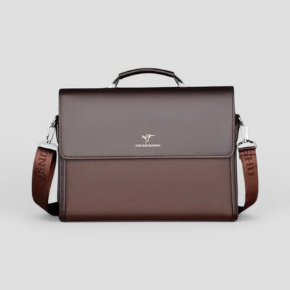 Men's Business Shoulder Bag Compact Organiser Briefcase