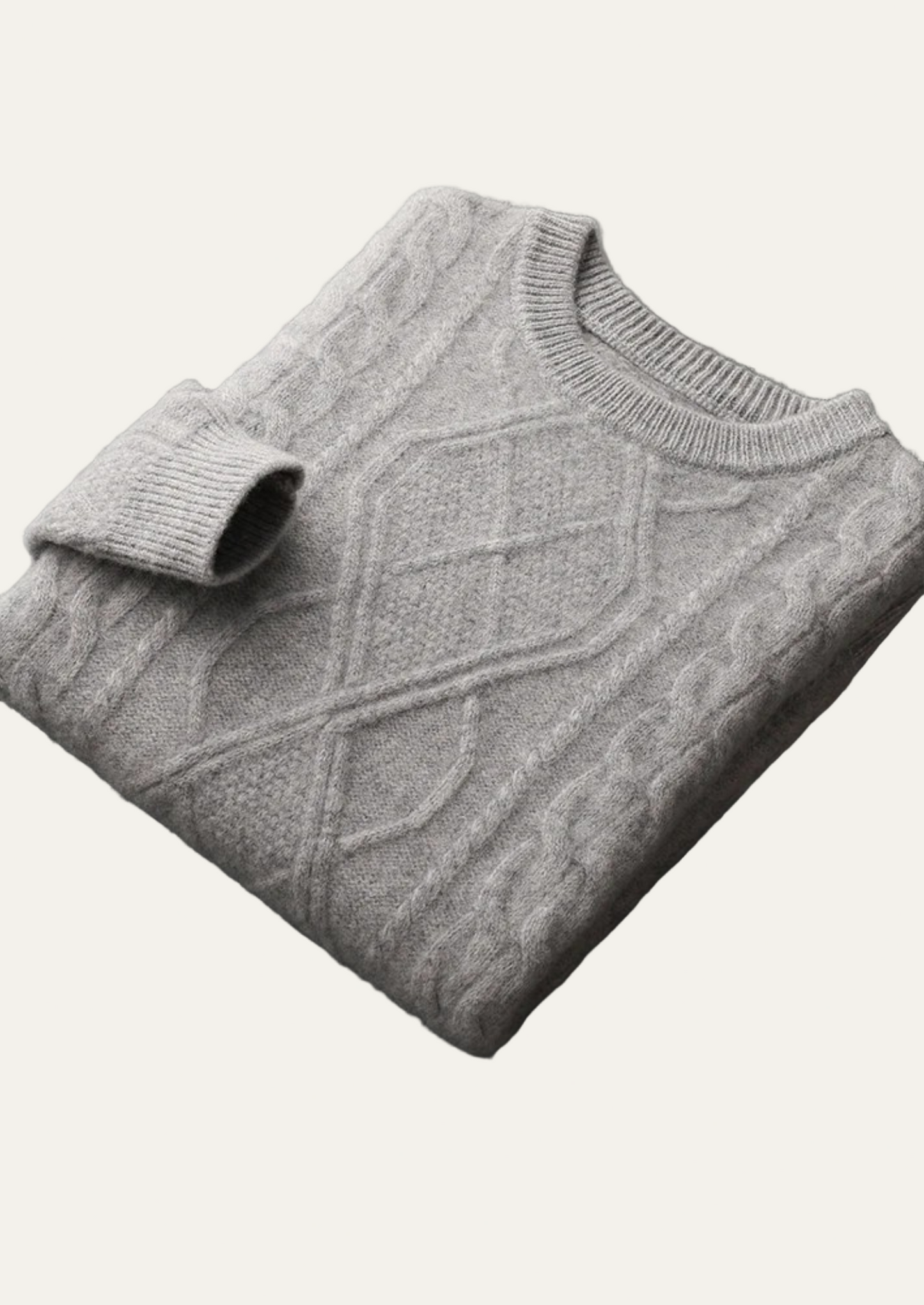 Men’s Cable Knit Crew Neck Sweater – Classic Winter Layer 8