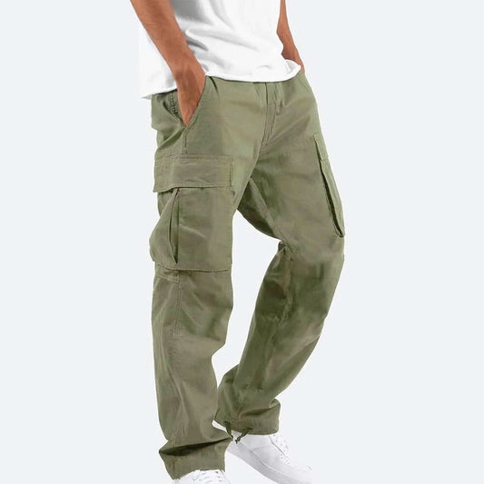Comfortable Cargo Pants Loose Fit Extra Pockets - VogeLuxe