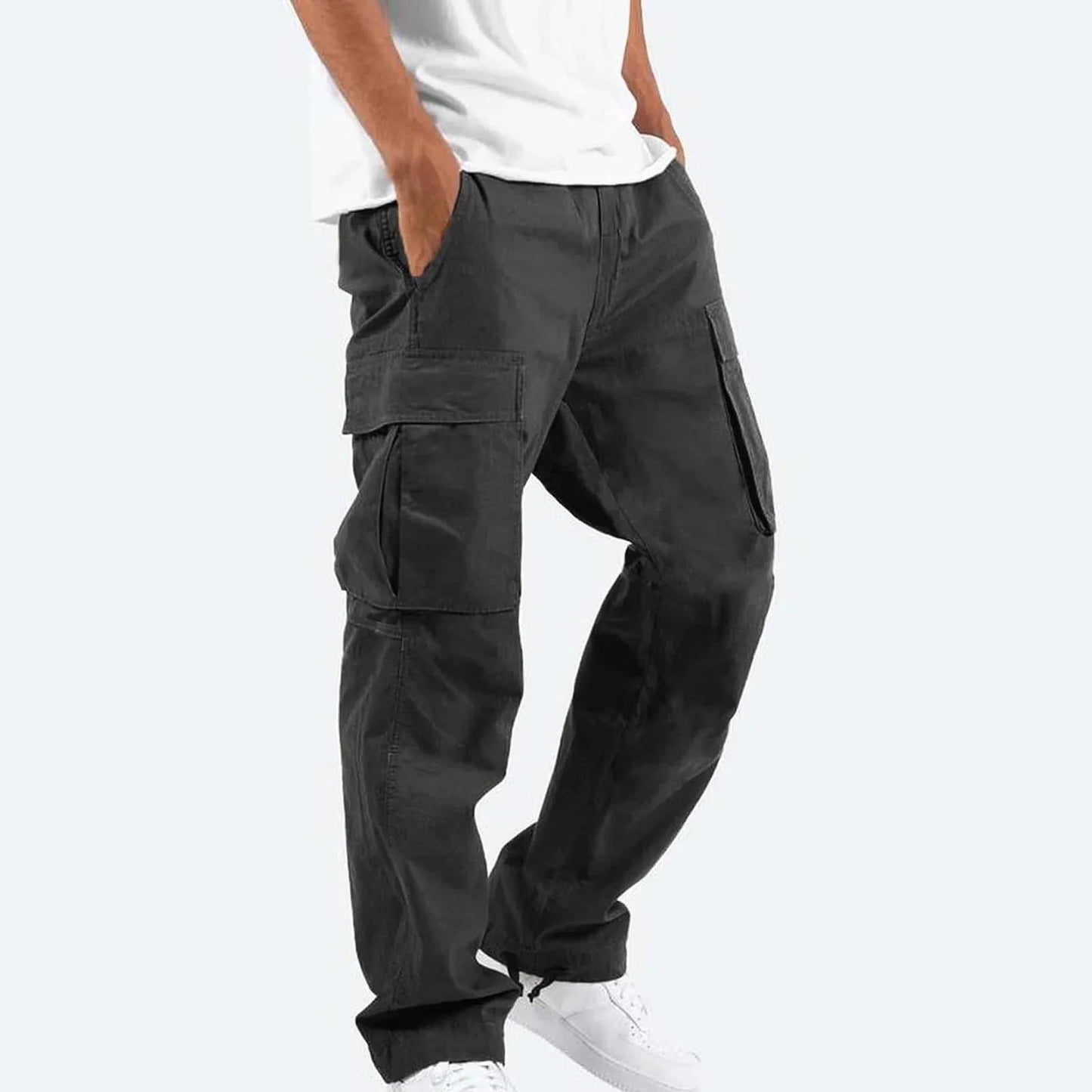 Comfortable Cargo Pants Loose Fit Extra Pockets