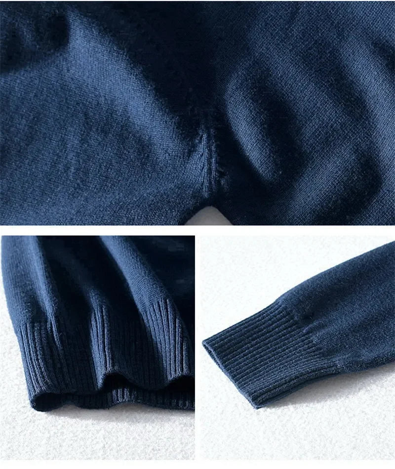 VogeLuxe | Men’s Textured Zip-Up Cardigan