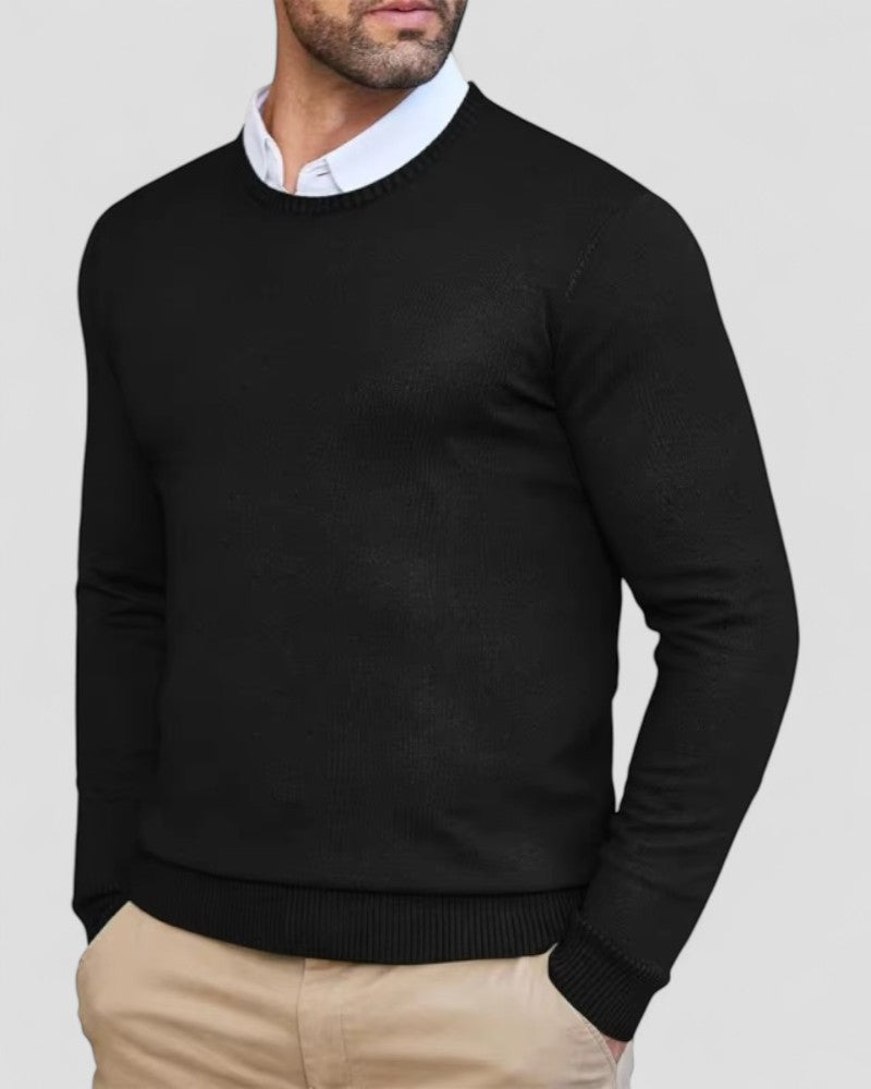 VogeLuxe | Men’s Classic Crew-Neck Sweater