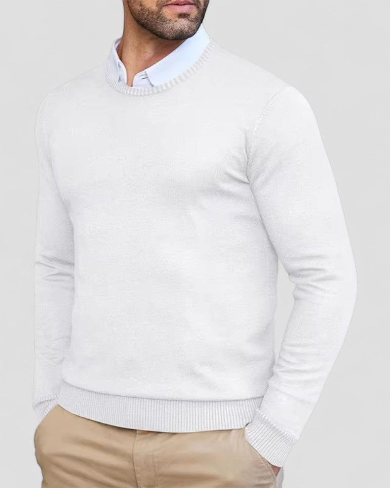 VogeLuxe | Men’s Classic Crew-Neck Sweater