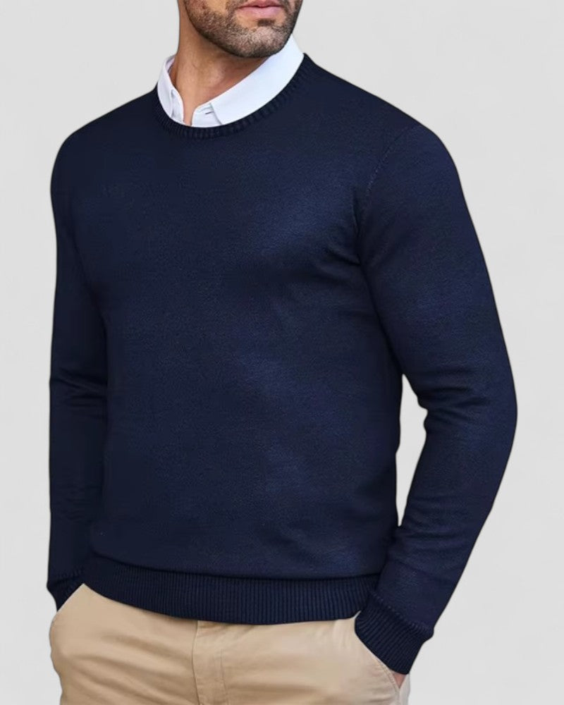 VogeLuxe | Men’s Classic Crew-Neck Sweater