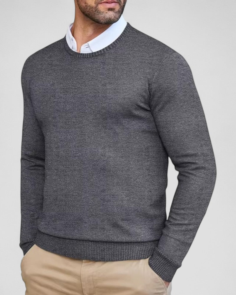 VogeLuxe | Men’s Classic Crew-Neck Sweater