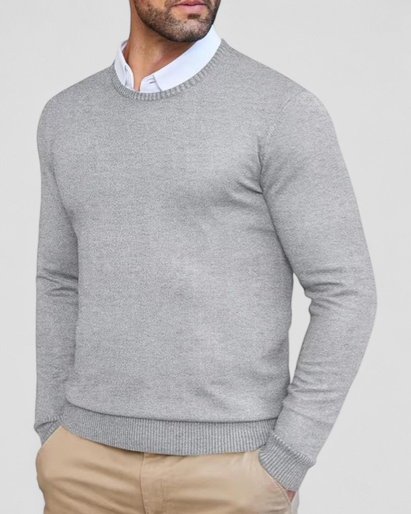 VogeLuxe | Men’s Classic Crew-Neck Sweater