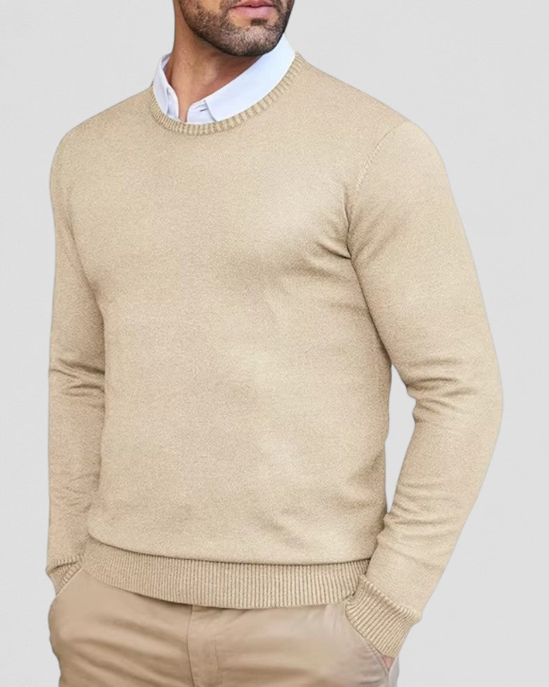 VogeLuxe | Men’s Classic Crew-Neck Sweater