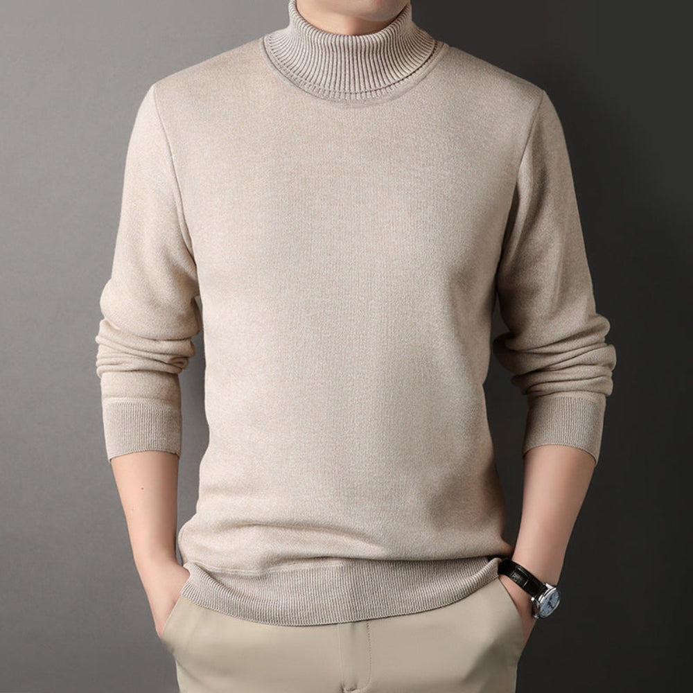 Luxurious Men's Soft Crew Neck Sweater