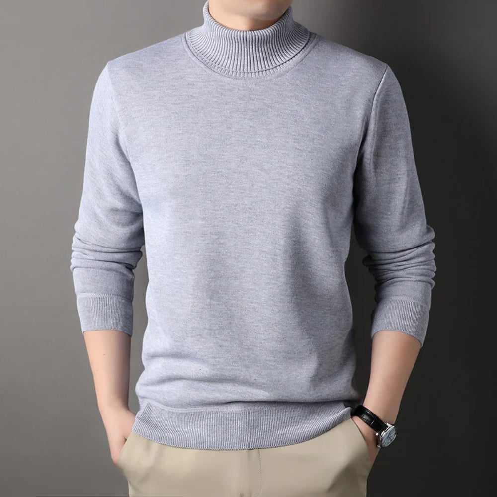 Luxurious Men's Soft Crew Neck Sweater