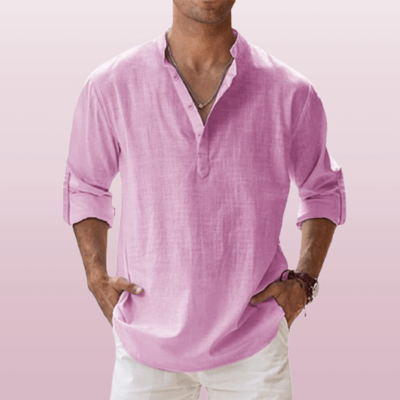 Classic Fit Men's Long Sleeve Shirt