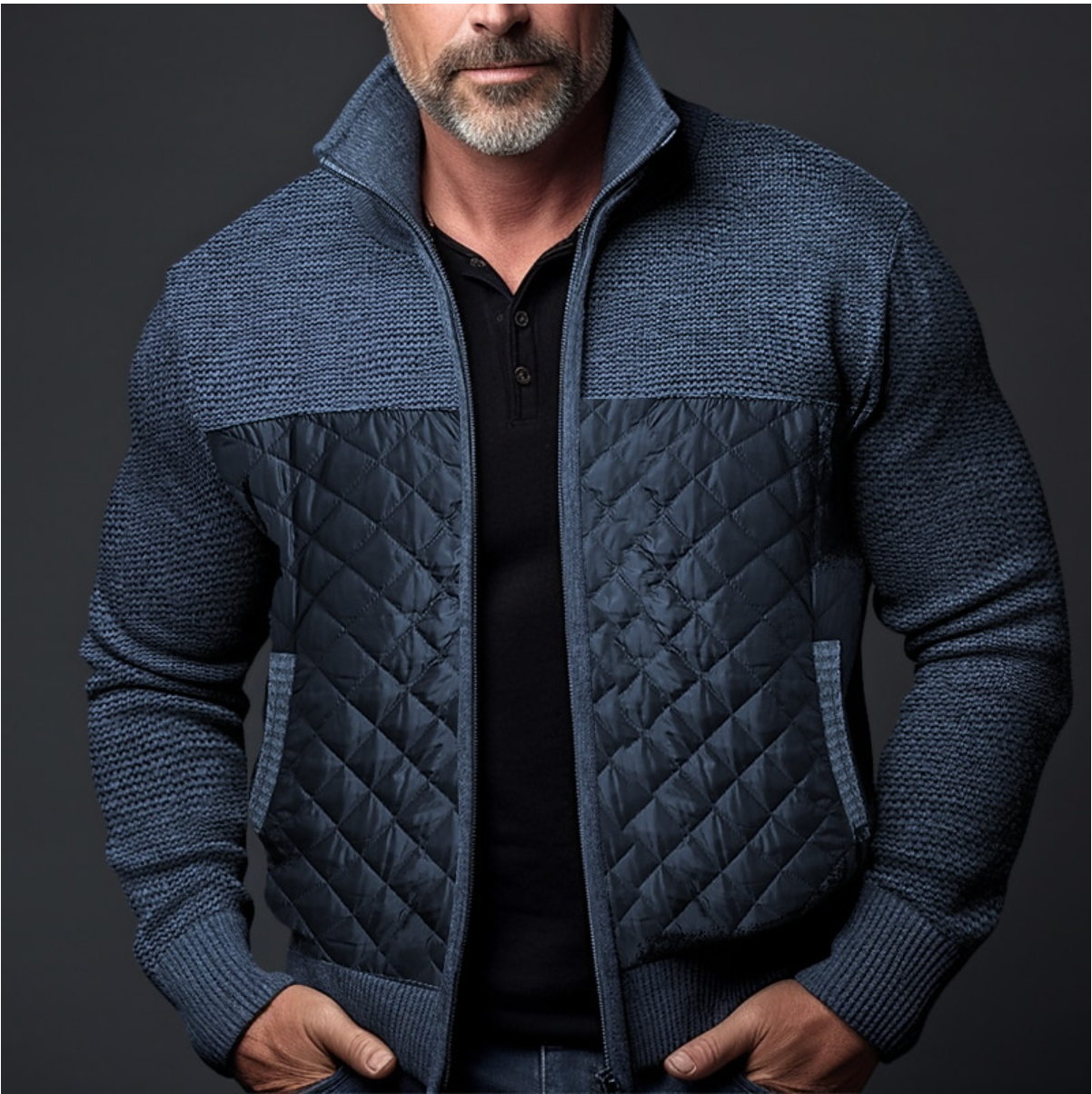 Classic Full Zip Coat - VogeLuxe