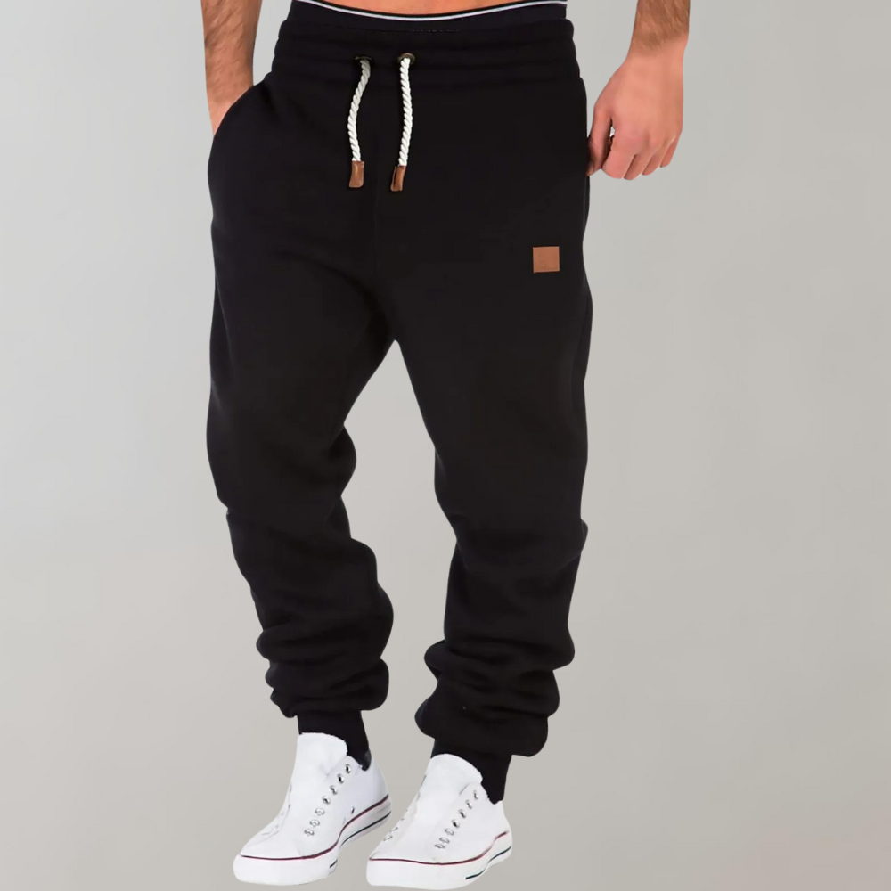 Comfortable Mens Fleece Jogger Pants - VogeLuxe