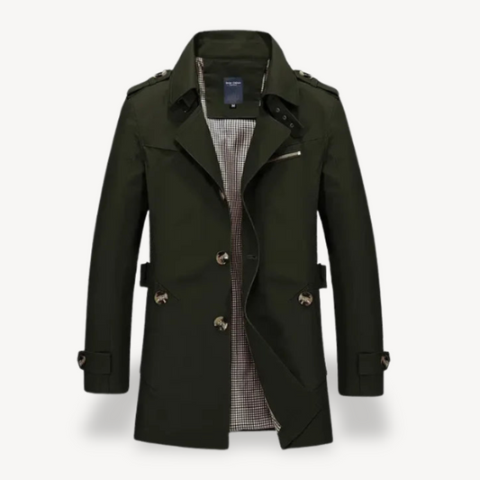 VogeLuxe | Men’s Timeless Classic Trench Coat