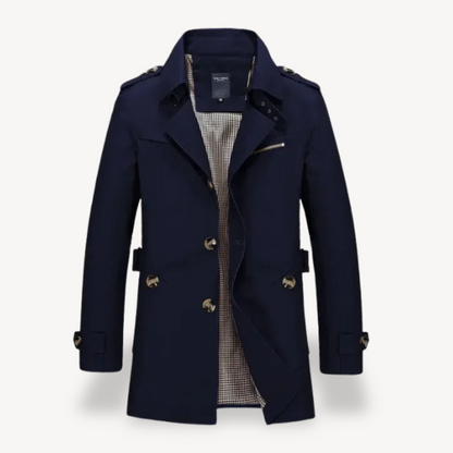 VogeLuxe | Men’s Timeless Classic Trench Coat