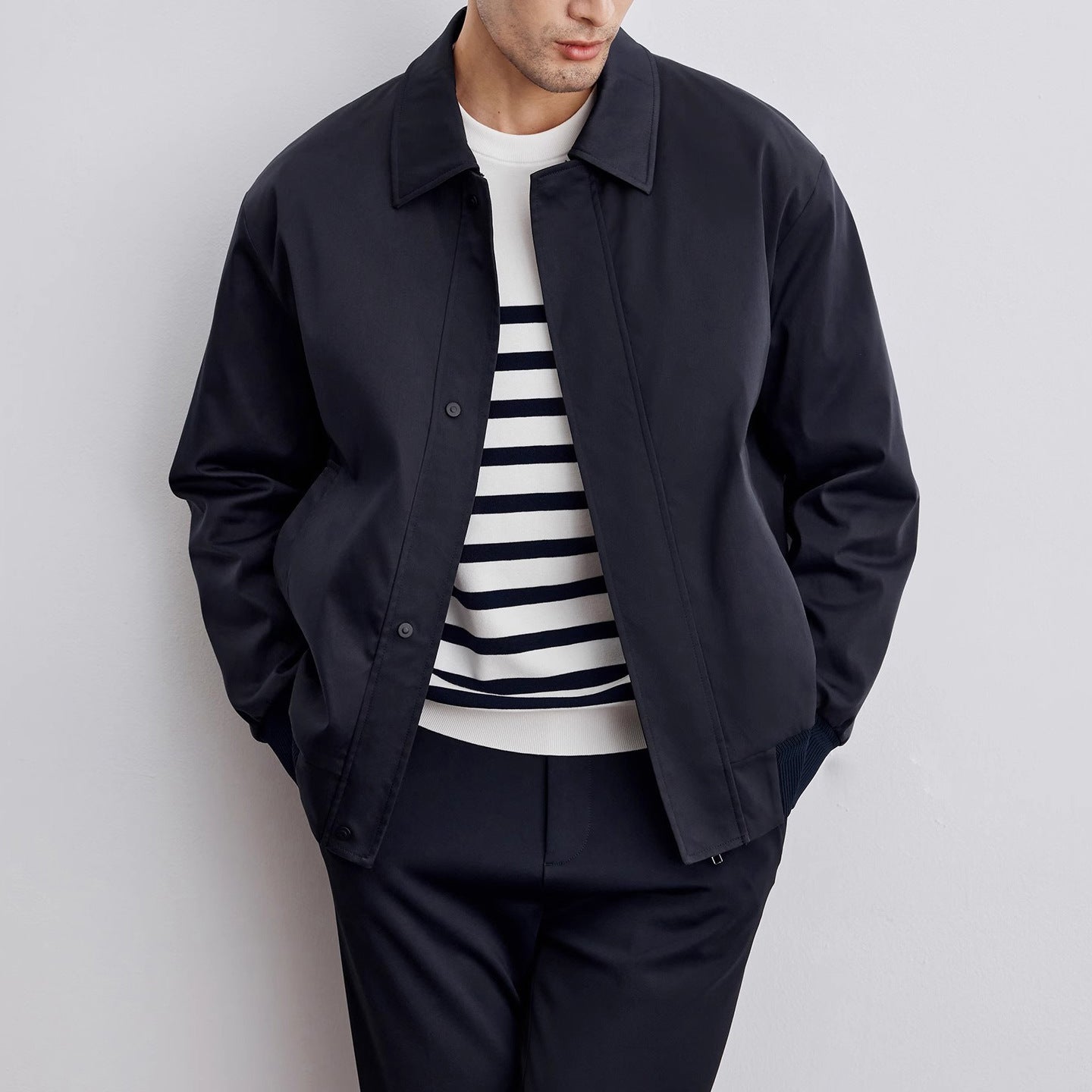 Men’s Casual Waterproof Bomber Jacket 0