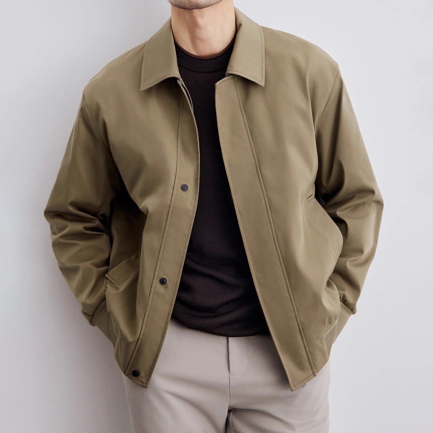 Men’s Casual Waterproof Bomber Jacket 1