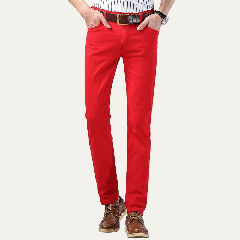 Men’s Coloured Trousers – Regular Fit for Modern Style 0
