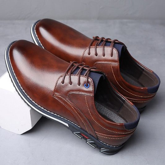 Classic Formal Tie Oxford Shoes - BritishElegance