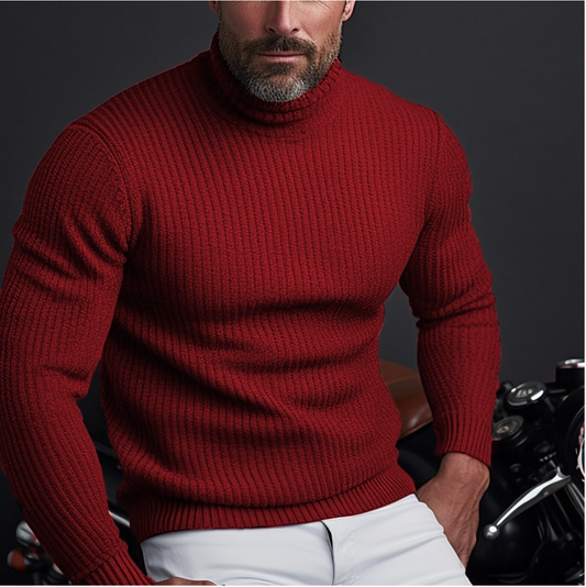 Classic Crew Neck Thermal Sweater - BritishElegance