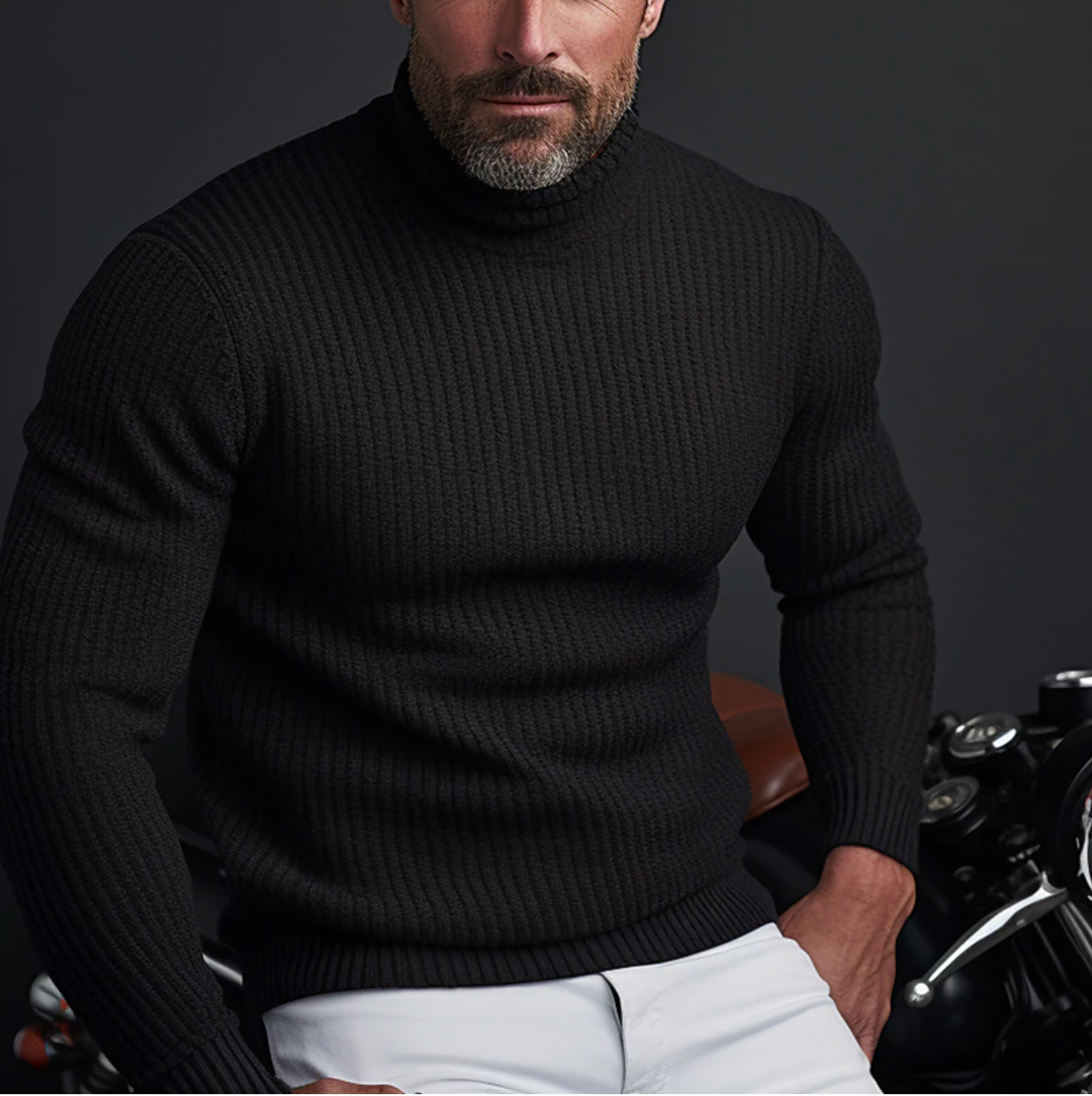 Classic Crew Neck Thermal Sweater