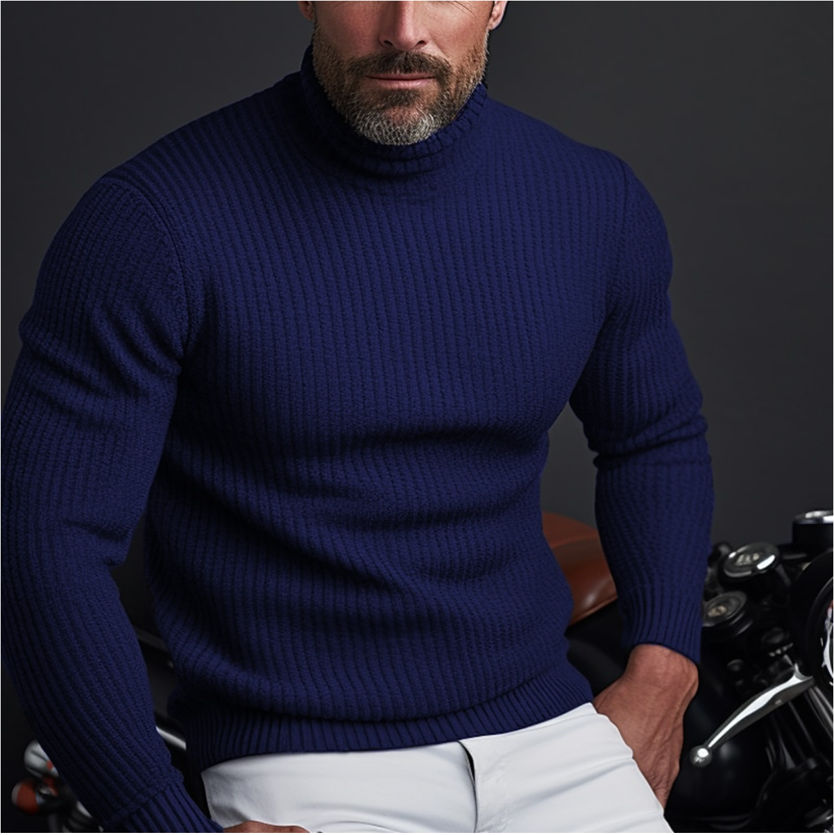 Classic Crew Neck Thermal Sweater