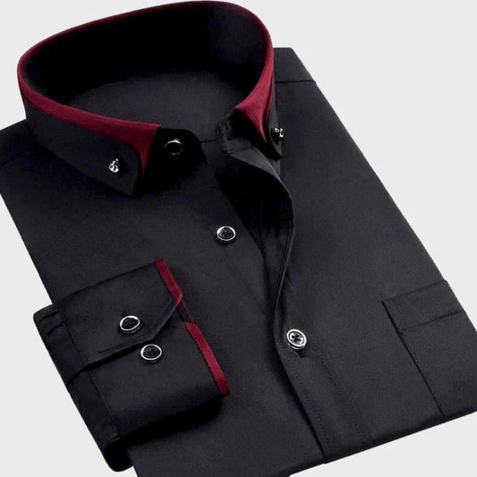 Classic Relaxed Fit Men's Cotton Shirt - VogeLuxe
