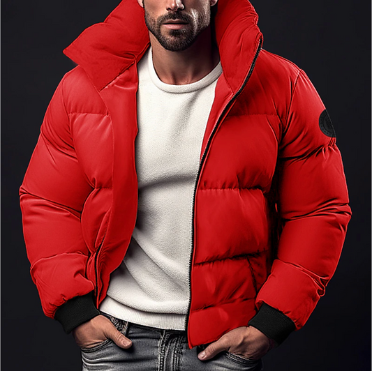 Warm Waterproof Mens Parka Jacket - VogeLuxe