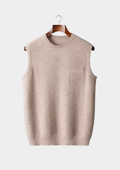 Men’s Crew Neck Vest – Minimalist Sleeveless Layer 4