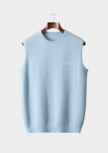 Men’s Crew Neck Vest – Minimalist Sleeveless Layer 6
