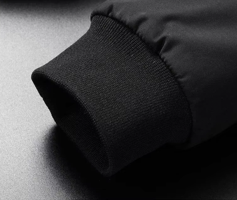 VogeLuxe | Men’s Fur-Lined Stand Collar Bomber Jacket