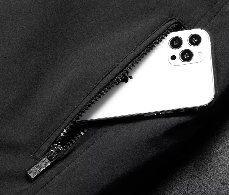 VogeLuxe | Men’s Fur-Lined Stand Collar Bomber Jacket