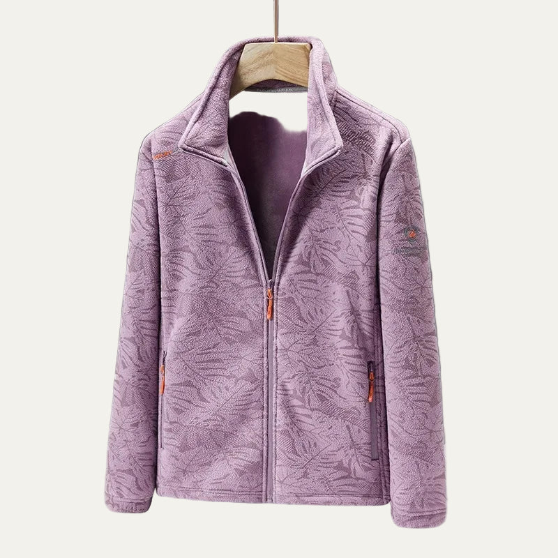 Men’s Fleece Jacket – Soft Touch – Standard Fit – High Collar – Zip Pockets 2