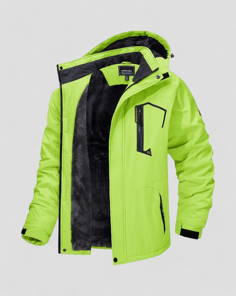 VogeLuxe | Men’s Waterproof Fur-Lined Outdoor Jacket
