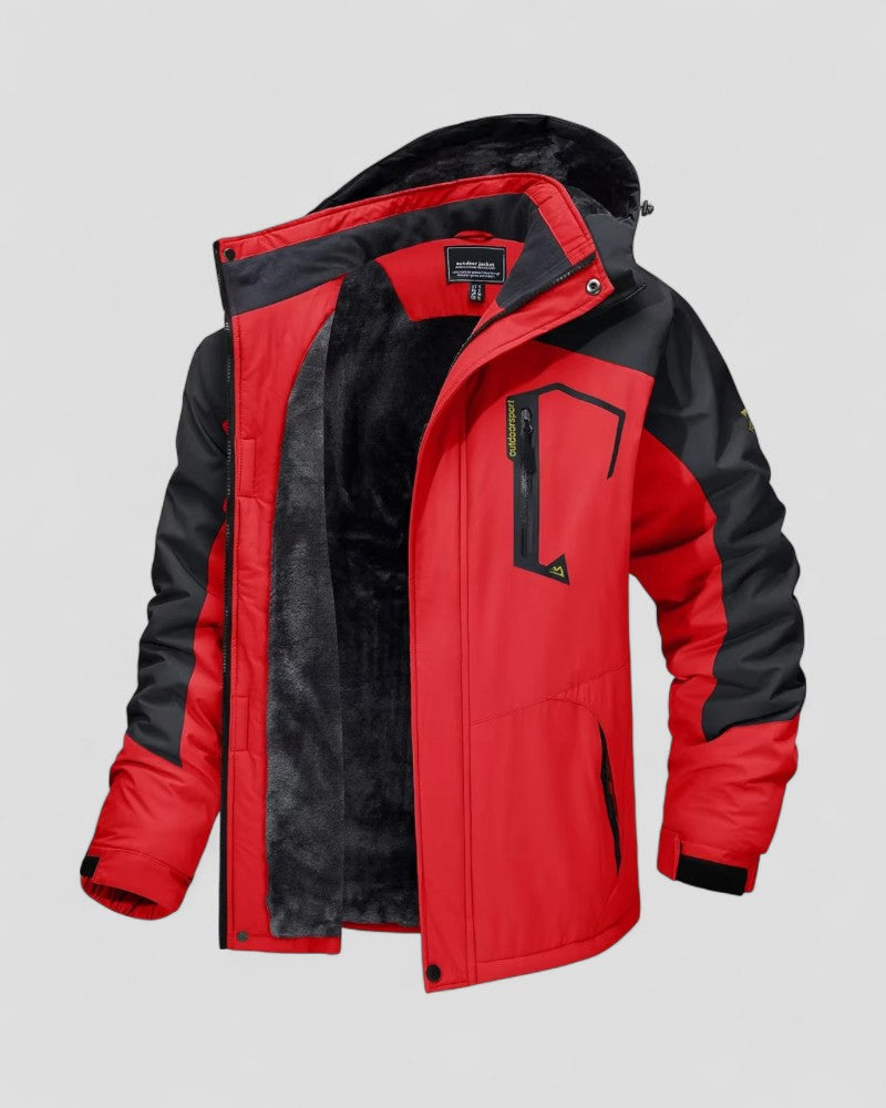VogeLuxe | Men’s Waterproof Fur-Lined Outdoor Jacket