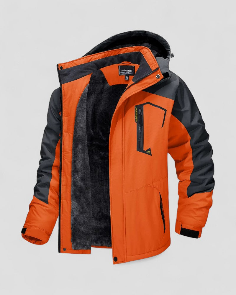VogeLuxe | Men’s Waterproof Fur-Lined Outdoor Jacket