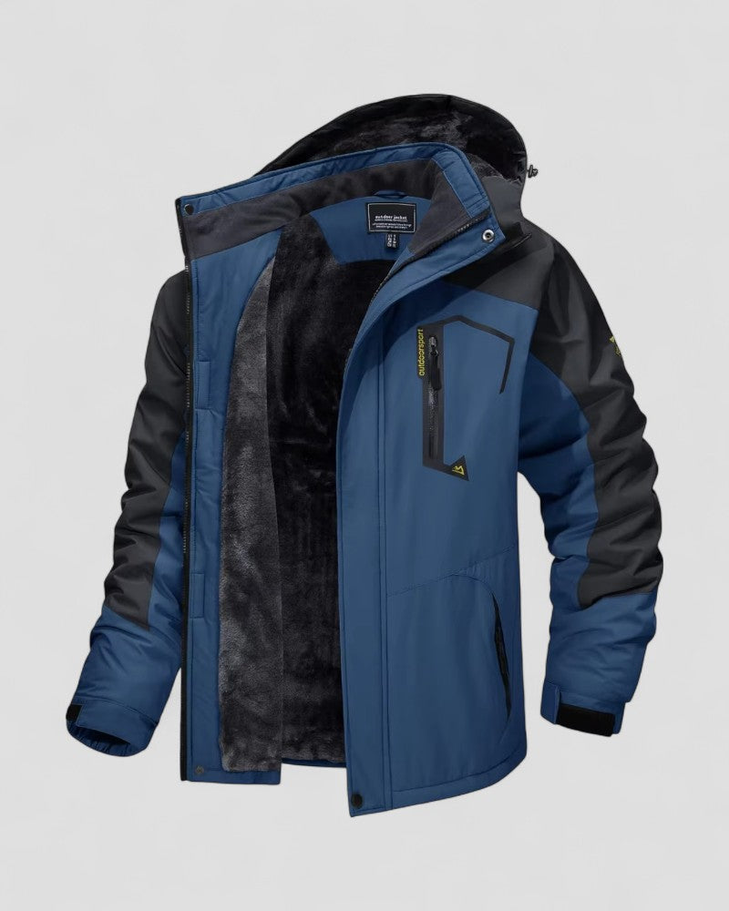VogeLuxe | Men’s Waterproof Fur-Lined Outdoor Jacket